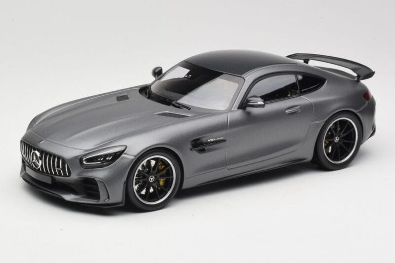 Mercedes AMG GT R C190 Mat Grå Metallic Minichamps 1:18 155036026 Metal