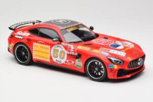 Mercedes AMG GT R C190 Rosaguld Minichamps 1:18 155036024 Metal — billede 4 af 6