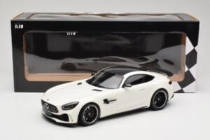 Mercedes AMG GT R C190 Hvid Metallic Minichamps 1:18 155036028 Metal — billede 6 af 6