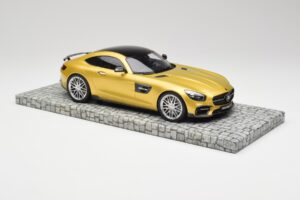 Mercedes Brabus AMG GT S C190 600 Desert Guld Minichamps 1:18 107032522 Metal — billede 4 af 6