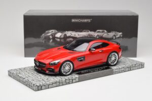 Mercedes Brabus AMG GT S C190 600 Mars Rød Minichamps 1:18 107032521 Metal — billede 6 af 6