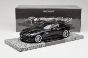 Mercedes Brabus AMG GT S C190 Obsidian Sort Minichamps 1:18 107032520 Metal — billede 6 af 6