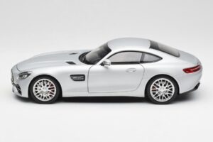 Mercedes AMG GT S C190 Designo Iridium Sølv Magno Norev 1:18 B66960485 Metal — billede 4 af 8