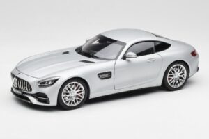 Mercedes AMG GT S C190 Designo Iridium Sølv Magno Norev 1:18 B66960485 Metal