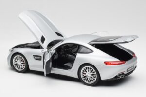 Mercedes AMG GT S C190 Designo Iridium Sølv Magno Norev 1:18 B66960485 Metal — billede 5 af 8