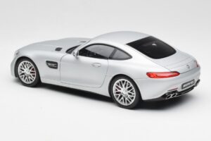 Mercedes AMG GT S C190 Designo Iridium Sølv Magno Norev 1:18 B66960485 Metal — billede 7 af 8