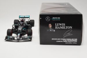 Mercedes AMG Petronas W11 #44 L. Hamilton Winner Tuscan GP 2020 Minichamps 1:18 110200944 Metal — billede 6 af 6