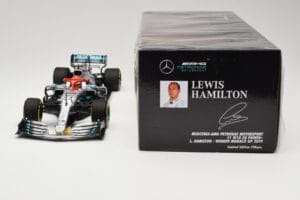 Mercedes AMG Petronas Motorsport W10 #44 L. Hamilton Winner Monaco GP 2019 Minichamps 1:18 110190644 Metal — billede 6 af 6
