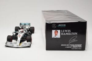 Mercedes AMG Petronas W10 #44 L. Hamilton Winner German GP 2019 Minichamps 1:18 110191144 Metal — billede 6 af 6