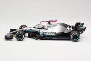 Mercedes AMG Petronas W10 #44 L. Hamilton Winner British GP 2019 Minichamps 1:18 110191044 Metal — billede 3 af 6