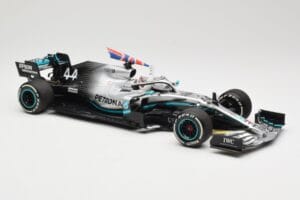 Mercedes AMG Petronas W10 #44 L. Hamilton Winner British GP 2019 Minichamps 1:18 110191044 Metal — billede 4 af 6