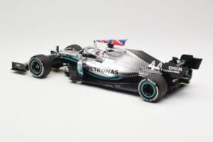 Mercedes AMG Petronas W10 #44 L. Hamilton Winner British GP 2019 Minichamps 1:18 110191044 Metal — billede 5 af 6