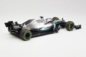 Mercedes AMG Petronas W10 #44 L. Hamilton F1 World Champion 2019 Minichamps 1:18 110190044 Metal — billede 2 af 6