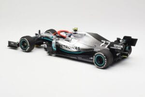 Mercedes AMG Petronas W10 #77 V. Bottas 3rd Place Monaco GP 2019 Minichamps 1:18 110190677 Metal — billede 5 af 6