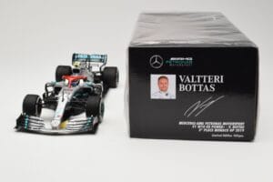 Mercedes AMG Petronas W10 #77 V. Bottas 3rd Place Monaco GP 2019 Minichamps 1:18 110190677 Metal — billede 6 af 6