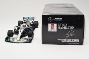 Mercedes AMG Petronas W10 EQ Power+ #44 L. Hamilton USA GP F1 World Champion 2019 Minichamps 1:18 110191844 Metal — billede 7 af 7