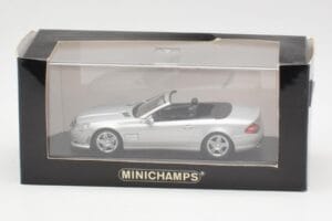 Mercedes AMG SL63 R230 Sølv Wheels Type 2 Minichamps 1:43 SL63001 Metal — billede 4 af 4
