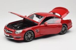 Mercedes AMG SL 63 R231 Rød Maisto 1:18 36199 Metal — billede 2 af 8