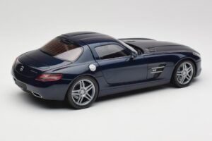Mercedes SLS AMG C197 Blue Metallic Minichamps 1:18 180039021 Metal — billede 3 af 8