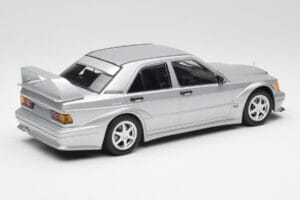 Mercedes 190E W201 2.5-16 EVO 2 Astral Sølv Metallic Minichamps 1:18 155036101 Metal — billede 2 af 6