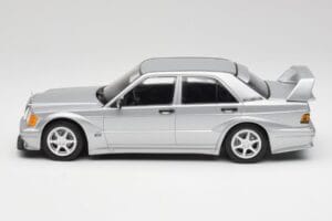 Mercedes 190E W201 2.5-16 EVO 2 Astral Sølv Metallic Minichamps 1:18 155036101 Metal — billede 3 af 6