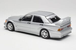 Mercedes 190E W201 2.5-16 EVO 2 Astral Sølv Metallic Minichamps 1:18 155036101 Metal — billede 5 af 6