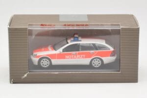 Mercedes C-Class S203 Notarzt Minichamps 1:43 430030190 Metal — billede 4 af 4