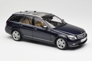Mercedes C-Class S204 T-Modell Tanzanite Blå AUTOart 1:18 B66962352 Metal — billede 6 af 8