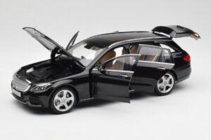 Mercedes C-Class S205 T-Modell Sort Norev 1:18 B66960259 Metal — billede 2 af 8