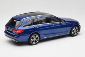 Mercedes C-Class S205 T-Modell Brilliant Blå Metallic Norev 1:18 B66960257 Metal — billede 3 af 8