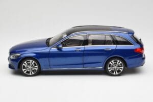 Mercedes C-Class S205 T-Modell Brilliant Blå Metallic Norev 1:18 B66960257 Metal — billede 4 af 8