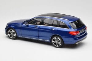 Mercedes C-Class S205 T-Modell Brilliant Blå Metallic Norev 1:18 B66960257 Metal — billede 7 af 8