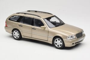 Mercedes C-Class T-Model W202 Smoke Silver Norev 1:18 183388 Metal — billede 6 af 8
