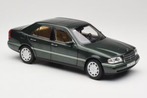 Mercedes C-Class W202 Malachite Green Norev 1:18 183372 Metal — billede 4 af 8