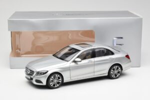 Mercedes C-Class W205 Iridium Sølv Metallic Norev 1:18 B66960253 Metal — billede 8 af 8