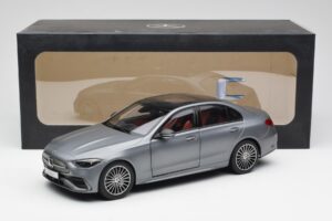 Mercedes C-Class W206 Designo Selenite Grå Magno NZG 1:18 B66960638 Metal — billede 2 af 8