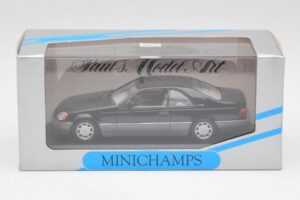Mercedes C140 600 SEC Sort Minichamps 1:43 32600 Metal — billede 4 af 4