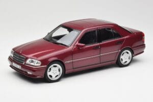 Mercedes AMG C36 W202 Almandine Rød Norev 1:18 B66040706 Metal