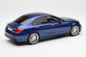 Mercedes AMG C63 S W205 Blå GT Spirit 1:18 ZM044 Resin — billede 2 af 6