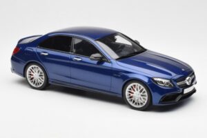Mercedes AMG C63 S W205 Blå GT Spirit 1:18 ZM044 Resin — billede 4 af 6