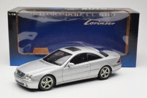 Mercedes CL500 C215 Lorinser Silver Metallic AUTOart 1:18 70121 Metal — billede 8 af 8