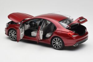 Mercedes CLA C117 Designo Patagonia Rød Metallic Norev 1:18 B66960131 Metal — billede 5 af 8