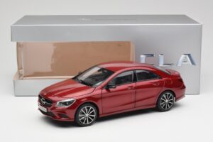 Mercedes CLA C117 Designo Patagonia Rød Metallic Norev 1:18 B66960131 Metal — billede 8 af 8