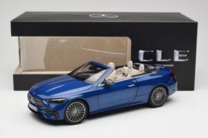 Mercedes CLE Cabriolet A236 Blå Norev 1:18 B66960653 Metal — billede 9 af 9