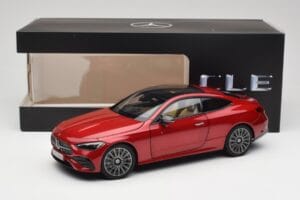 Mercedes CLE Coupe C236 Rød Norev 1:18 B66960596 Metal — billede 8 af 8
