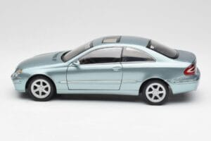 Mercedes CLK 500 W209 Lyseblå Metallic Kyosho 1:18 B66962192 Metal — billede 4 af 8