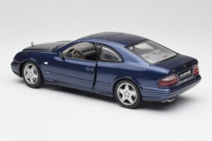 Mercedes CLK 55 AMG C209 Blå Metallic Anson 1:18 30343 Metal — billede 7 af 8