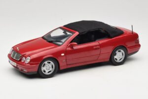 Mercedes CLK A208 Cabriolet Rød Anson 1:18 30338 Metal