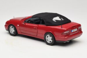 Mercedes CLK A208 Cabriolet Rød Anson 1:18 30338 Metal — billede 7 af 8