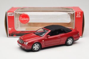 Mercedes CLK A208 Cabriolet Rød Anson 1:18 30338 Metal — billede 8 af 8